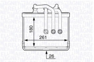Теплообменник MAGNETI MARELLI 350218334000