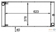 Теплообменник BEHR HELLA SERVICE 8MK 376 719-011