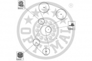 Ременный комплект OPTIMAL SK-1107