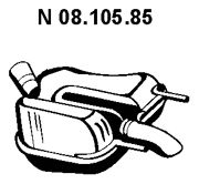 Амортизатор EBERSPÄCHER 08.105.85