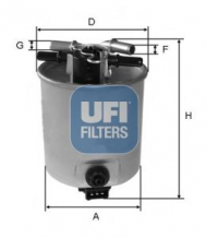 Фильтр UFI 55.393.00
