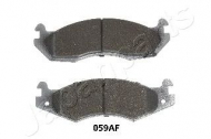 Комплект тормозных колодок JAPANPARTS PA-059AF