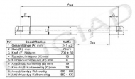Газовая пружина BUGIAD BGS11193