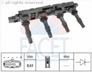 Катушка зажигания FACET 9.6408