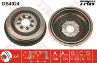 Тормозный барабан TRW DB4024