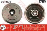 Тормозный барабан TRW DB4067B