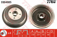 Тормозный барабан TRW DB4085