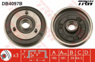 Тормозный барабан TRW DB4097B