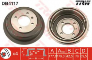 Тормозный барабан TRW DB4117