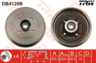 Тормозный барабан TRW DB4120B