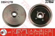 Тормозный барабан TRW DB4127B