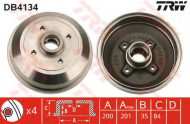 Тормозный барабан TRW DB4134