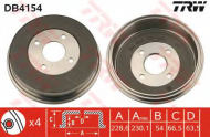 Тормозный барабан TRW DB4154