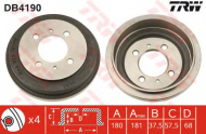 Тормозный барабан TRW DB4190