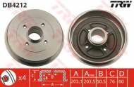 Тормозный барабан TRW DB4212