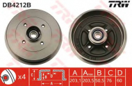 Тормозный барабан TRW DB4212B