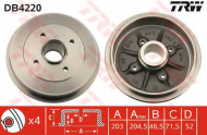 Тормозный барабан TRW DB4220