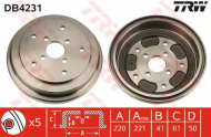 Тормозный барабан TRW DB4231