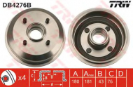 Тормозный барабан TRW DB4276B