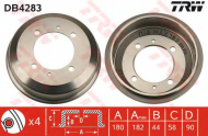 Тормозный барабан TRW DB4283
