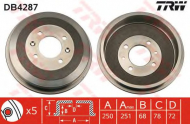 Тормозный барабан TRW DB4287