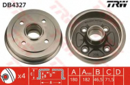 Тормозный барабан TRW DB4327