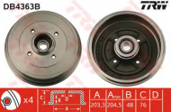 Тормозный барабан TRW DB4363B