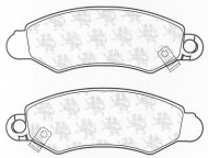 Комплект тормозных колодок QH Benelux BP1220
