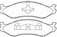 Комплект тормозных колодок QH Benelux BP891