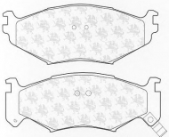 Комплект тормозных колодок QH Benelux BP942