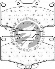 Комплект тормозных колодок QH Benelux BP858