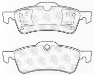 Комплект тормозных колодок QH Benelux BP1292