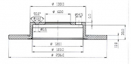 Тормозной диск QH Benelux BDC3240