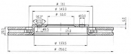 Тормозной диск QH Benelux BDC3508