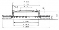Тормозной диск QH Benelux BDC3517