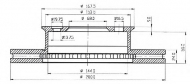 Тормозной диск QH Benelux BDC3787