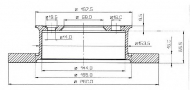 Тормозной диск QH Benelux BDC3788
