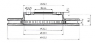 Тормозной диск QH Benelux BDC3909
