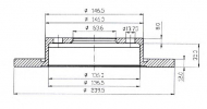 Тормозной диск QH Benelux BDC4577