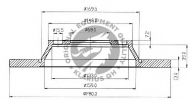Тормозной диск QH Benelux BDC4578