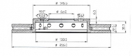 Тормозной диск QH Benelux BDC4669