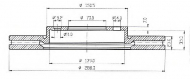 Тормозной диск QH Benelux BDC4678