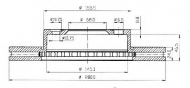 Тормозной диск QH Benelux BDC4732
