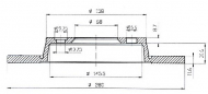 Тормозной диск QH Benelux BDC4733