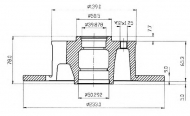 Тормозной диск QH Benelux BDC1034