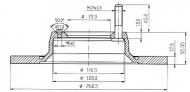 Тормозной диск QH Benelux BDC3214