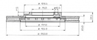 Тормозной диск QH Benelux BDC3529