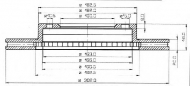 Тормозной диск QH Benelux BDC3563