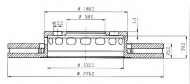 Тормозной диск QH Benelux BDC3635