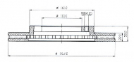 Тормозной диск QH Benelux BDC3677